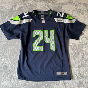 Nike OnField NFL 🏈 Seattle Seahawks #24 Lynch STITCHED Jersey Youth Size XL